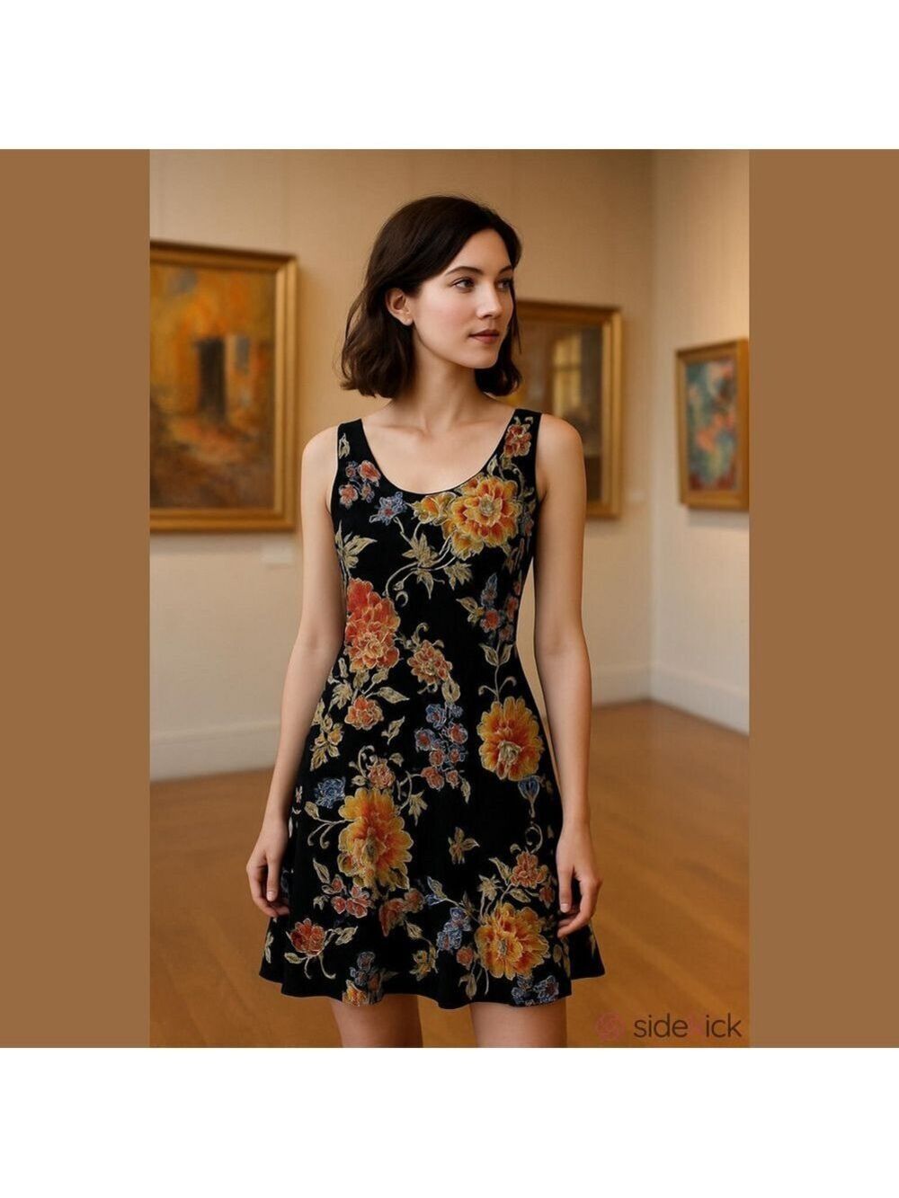 4/$67 Deal! Vintage Steilmann Floral Print Dress